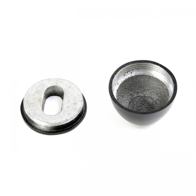 The Renovators Supply Inc. 2 Toilet Bolt Covers Rustproof Aluminum